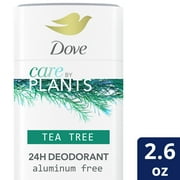 Dove Care by Plants Tea Tree 24H Deodorant 2.6 oz