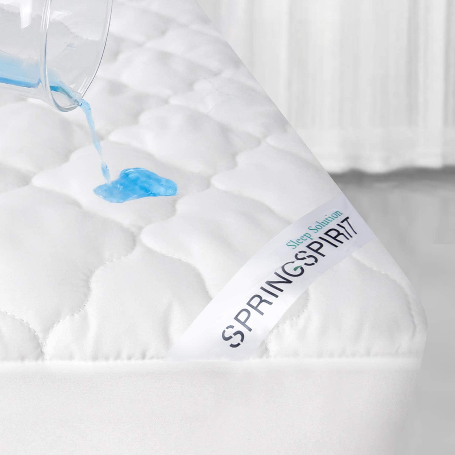 Springspirit Waterproof Full Xl Mattress Pad Cover Breathable Springspirit Waterproof Full Xl Mattress Pad Cover Breathable