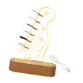 thumbnail image 2 of Xuanheng Support de Guitare Lumineux Cadeau Musical Décoratif Rangement Lumineux, 2 of 8