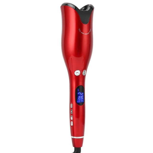 VARITA DE HIERRO PARA RIZADOR DE CABELLO AUTTICO, TECNOLOGÍA INTELIGENTE DE TEMPERATRA CONSTANTE, Diseño de Seguridad, Operación Manos Libres, 110-240 V, Chip Inteligente