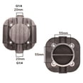 thumbnail image 1 of Lefu Silent Oil-free Air Compressor Air Pump Parts Cylinder Head Replacement Parts, 1 of 7