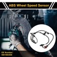 thumbnail image 2 of Unique Bargains ABS Wheel Speed Sensor ABS Sensor Anti-lock Braking System Sensor No.59810B3000 for Hyundai Sonata 2013-2020 1 Pc Front Left, 2 of 6