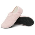 thumbnail image 2 of Foldable Travel Slippers - Lightweight Unisex Design with Faux Fur Lining and Rubber Tread, 2 of 10