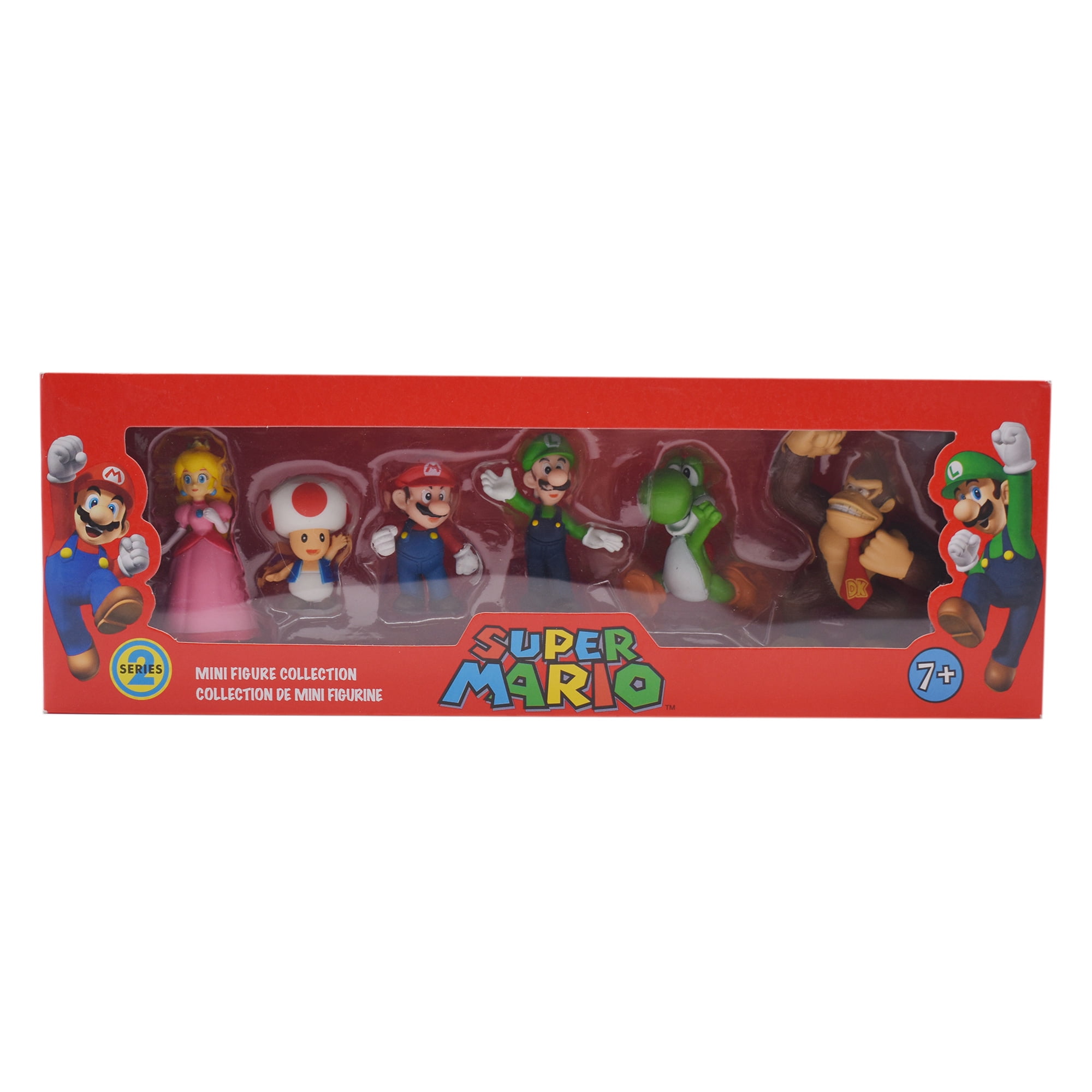 Premium Complete Super Mario Figures - 6pc Collectible Kit - Mario, Luigi,  Yoshi