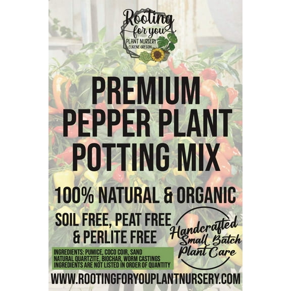 Pepper Plant Premium Potting Mix