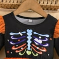 thumbnail image 5 of EnJoCho Toddler Girl Orange Bat Halloween Dress Long Sleeve Tutu Dress for Fall Festivals, Pumpkin & Spoo𝗄y Parties Dress, 5 of 9
