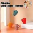 thumbnail image 4 of Flmtop 2pcs Chip Clips Plastic Bag Clips Glove-Shaped Keep Fresh Clip Bread Bag Clips Squeeze and Lock Bread Bag Clips, 4 of 9