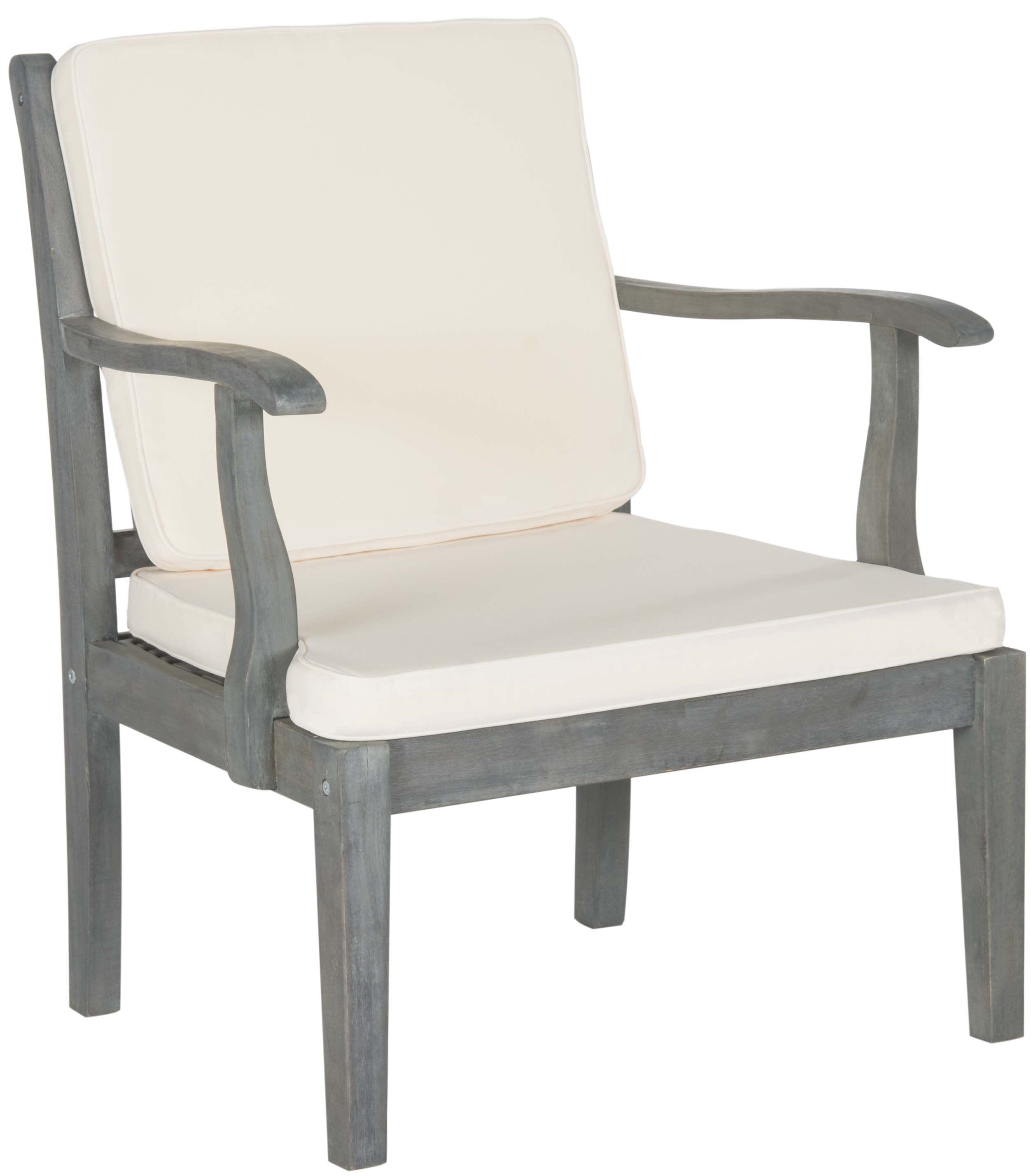 Safavieh Fresno Outdoor Contemporary 4 Piece Living Set with Cushion