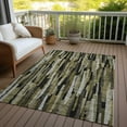 thumbnail image 6 of Addison Rugs Chantille Indoor/Outdoor Transitional Stripes Brown Washable Rectangle Rug, 3' x 5', 6 of 6
