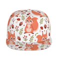 thumbnail image 2 of Haiem Squirrel And Classic Snapback Cap Flat Bill Hat Baseball Cap Adjustable Size Cotton Dad Hat, 2 of 9