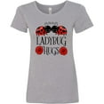 thumbnail image 3 of Inktastic Ladybug Hugs Cute Pair of Ladybugs Women's T-Shirt, 3 of 5