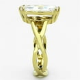 thumbnail image 4 of IP Gold(Ion Plating) Stainless Steel Ring with AAA Grade CZ in Clear for Women Style TK1106, 4 of 4