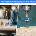 thumbnail image 4 of Biscuit Jointer Router Bit 1/4 Inch Shank Woodworking Slot Cutter Alloy (multicolor ), 4 of 8
