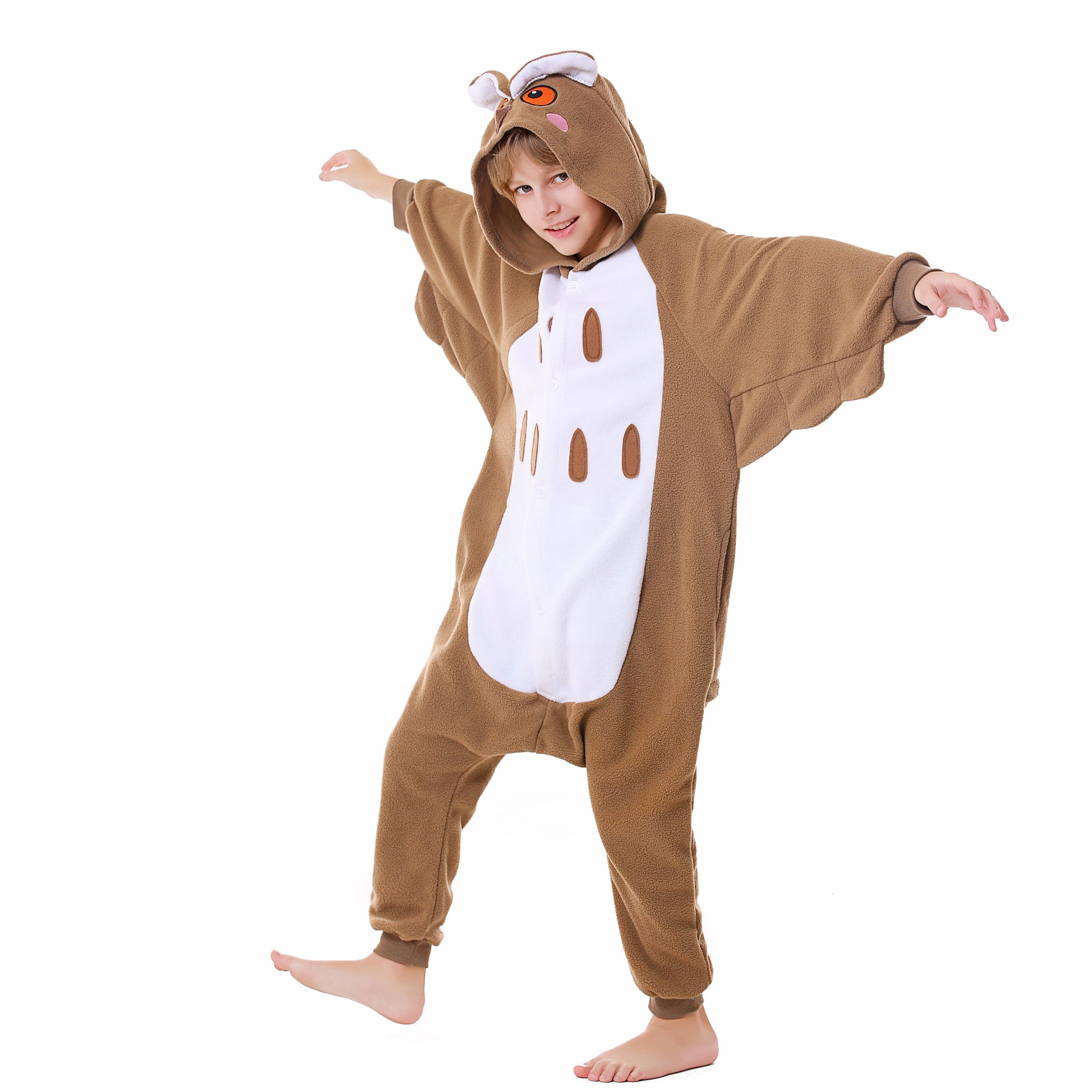 Kids CANASOUR Owl Onesie Polyester Anime Christmas Pajamas Cute Bird Suit for Girl and Boys