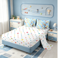 thumbnail image 3 of Manfei Modern Chic Bowtie 7pcs Queen Bedding,Softball Ball Sport Bedding Comforter Set Queen,Polkadot Reversible, 3 of 7