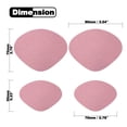 thumbnail image 2 of Sneaker Hole Repair Up Patches, Shoe Toe/Heel Hole Wear Prevention Insert Quick Patch Kit, One Big and one Small 2 Pairs Light Pink, 2 of 6