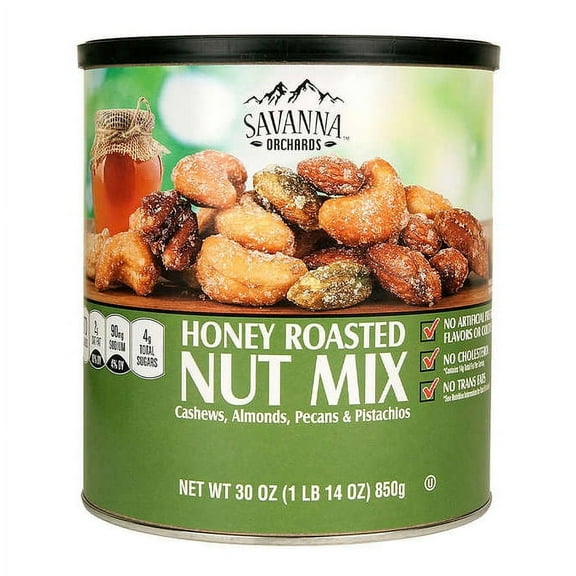 Savanna Orchards Honey Roasted Nut & Pistachios 30 oz
