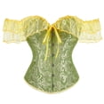 thumbnail image 4 of Corsé sexy de mujer con escote en V y jacquard, ropa moldeadora de belleza Palace, 4 of 5