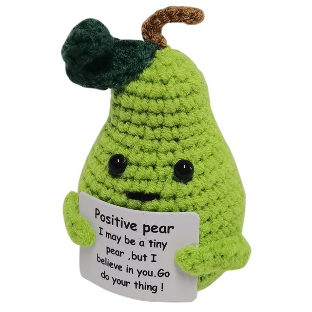 Juguete de punto positivo Wdftyju decoración de fiesta pera