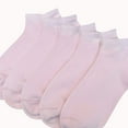 thumbnail image 2 of SERISIMPLE Women Viscose Bamboo Ankle Socks Low Cut Thin Sock Lightweight Pastal Color Soft Sock 5 Pairs (Blue-green, Large), 2 of 6
