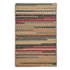 Colonial Mills Olivera Rectangle Braided Multi Area Rug 4x4