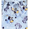 thumbnail image 3 of Bluey and Friends Toddler Boy's Blue Soft Fleece Bathrobe, Character Robe, Size 4T, 3 of 3