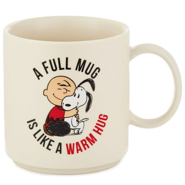 Hallmark Peanuts Warm Hug Charlie Brown and Snoopy Mug New Walmart