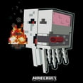 thumbnail image 2 of Mens Minecraft Ghast Throat Bomb Skeleton Side T Shirt, 2 of 5