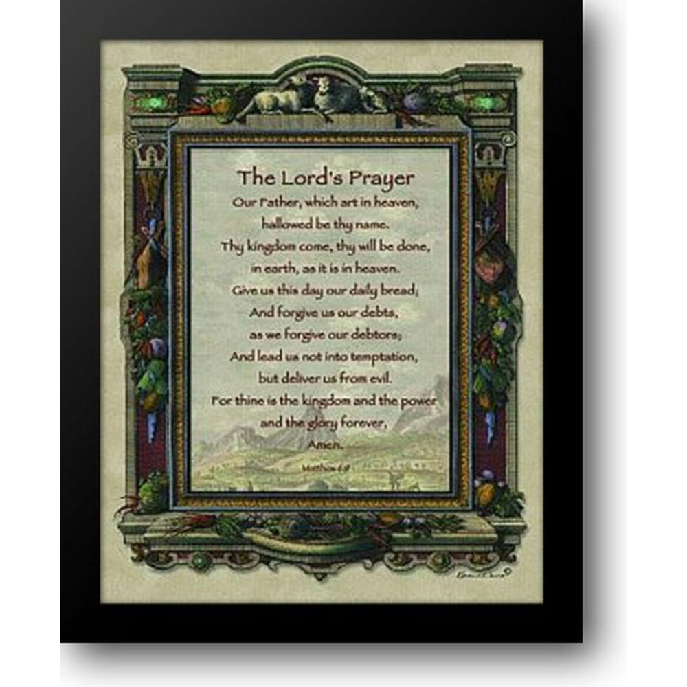 Lord's Prayer 15x18 Framed Art Print by Exclusives, AU