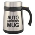 thumbnail image 2 of Taza autoagitadora ANGGREK Taza mezcladora automática de café cocina oficina viaje Plata + Negro, 2 of 8