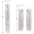 thumbnail image 2 of Beistle Silver Hanging Party Decoration 53305-S, 3 Piece Mini FR Gleam 'N Columns, Assorted Sizes, 2 of 3