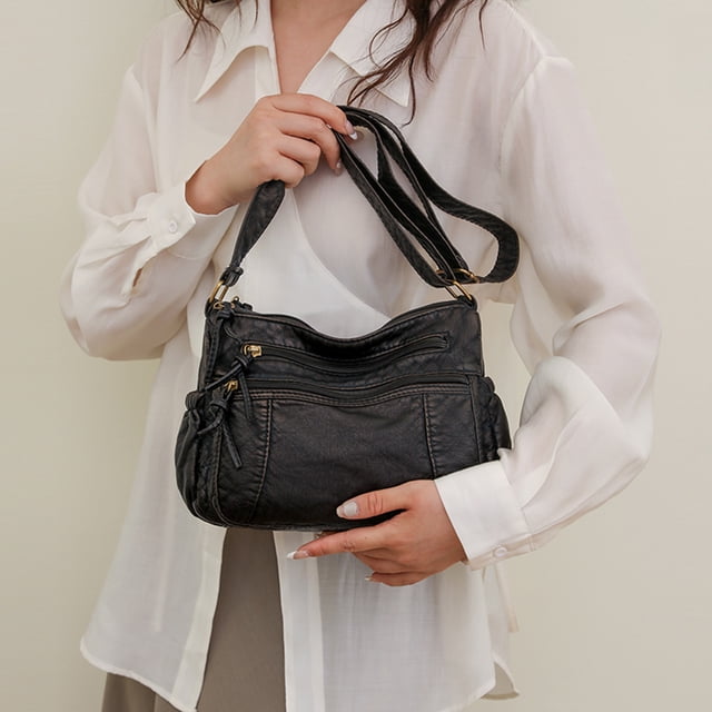 Bolso bandolera clásico con correa ajustable para mujer, bolso cruzado Retro, bolso de viaje diario
