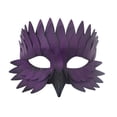 thumbnail image 2 of Máscara de pájaro cómoda de usar, cubrebocas, máscara de mascarada para escenario, graduación, cumpleaños púrpura, 2 of 8