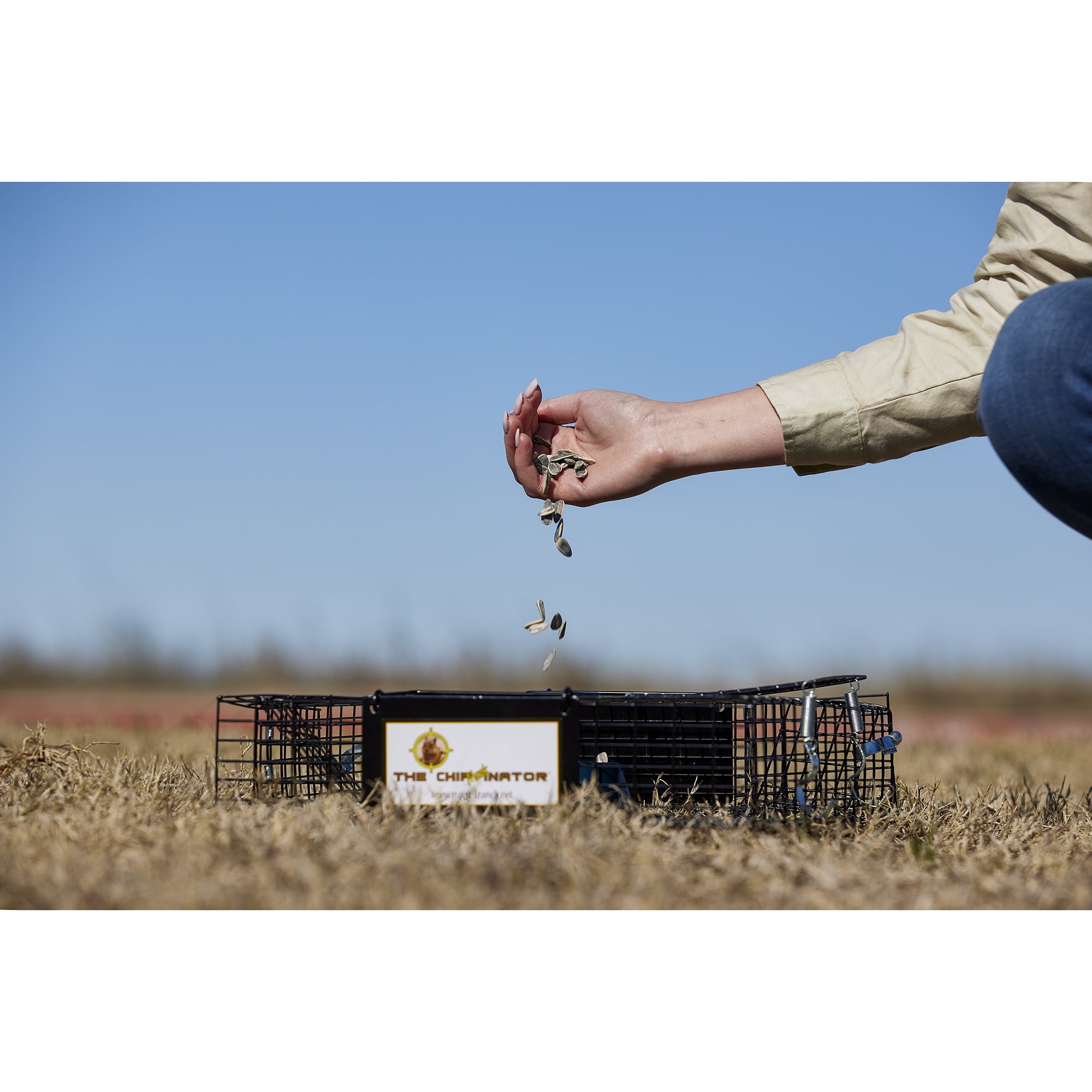 Rugged Ranch CHPTO Chipmunkinator Live Chipmunk Squirrel Metal 2 Door Cage Trap