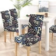 thumbnail image 5 of RYLABLUE Pattern Funny Stretch Chair Cover Protector Seat Slipcover for Dining Room Hotel Wedding Party Set of 4, 5 of 5