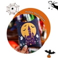 thumbnail image 3 of Yhmxh Cajas de dulces de Halloween, estuche de regalo de papel, dulces de calabaza, galletas, envoltorios de bizcochos, caja de almohada de chocolate, suministros para fiestas de Halloween, 3 of 4