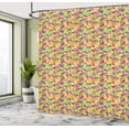 thumbnail image 5 of Ambesonne Exotic Shower Curtain, Exotic Fruits Paradise Items, 69"Wx70"L, Multicolor, 5 of 5