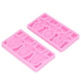 thumbnail image 3 of Molde de silicona NikouMX para fondant 2 piezas, 3 of 8