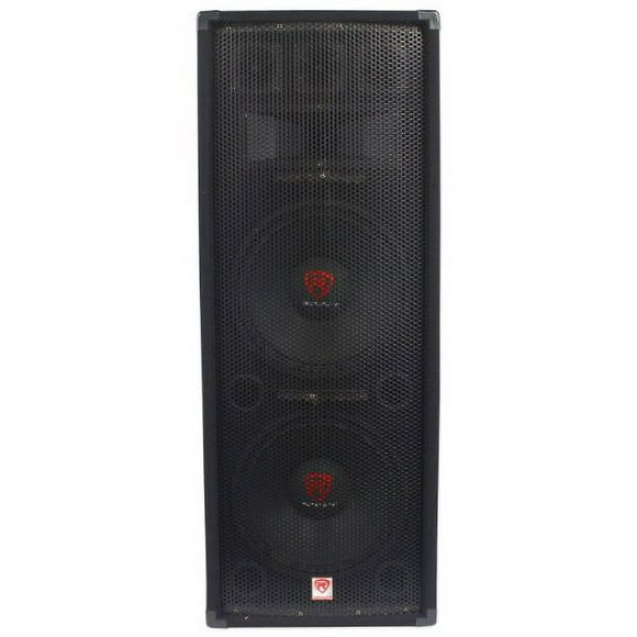 Rockville Dual 12? 2000 Watt 3-Way 8-Ohm Passive DJ/Pro Audio PA Speaker (RSG12.2)