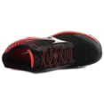 thumbnail image 2 of Mizuno Men's Wave Rider 18 Black / Silver Red Ankle-High Running Shoe - 9.5M, 2 of 5