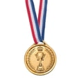 thumbnail image 3 of Uxcell 1.5" Mini Plastic Bronze Award Medals 3rd Prize Medals with Ribbon for Games Sports 24 Pack, 3 of 6
