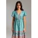 thumbnail image 2 of Vestido a media pierna estampado con cuello en V de Bellabarnetten Mia, 2 of 3