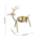 thumbnail image 3 of Iron Metal Handicraft Deer Candle Holder Ornament, Rustic Holiday Candle Stand, Decorative Metal Deer for Christmas, Festive Iron Candle Holder for Table Centerpiece, 3 of 6
