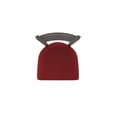 thumbnail image 3 of 410 Jackie 25" Swivel Counter Stool with Bronze Finish and Graph Ruby Seat, 3 of 4