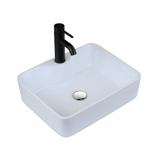 Esatto® Kit Fidem N Paquete De Precio Mejorado Con Lavabo, Llave Y Desagües Listo Para Instalar ESATTO PAQUETE COMPLETO DE LAVABO PARA BAÑO