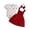 a-Red11964, variant on FINALGANG Baby Girl 3 Piece Outfit Set Ruffle Sleeve Crewneck Heart Graphic Bodysuit Bow Embroidered Suspender Skirt Matching Headband Clothes Set For Daily Wear Versatile Outfit