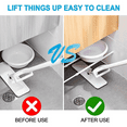 thumbnail image 3 of Curtain Rod Adjustable 16-28 Inches,2 Pack Spring Tension Curtain Rods,Small Short Expandable Spring Loaded Tension Rods For Window, Cupboard Bars, Bathroom, Cupboard,Kitchen,White, 3 of 8