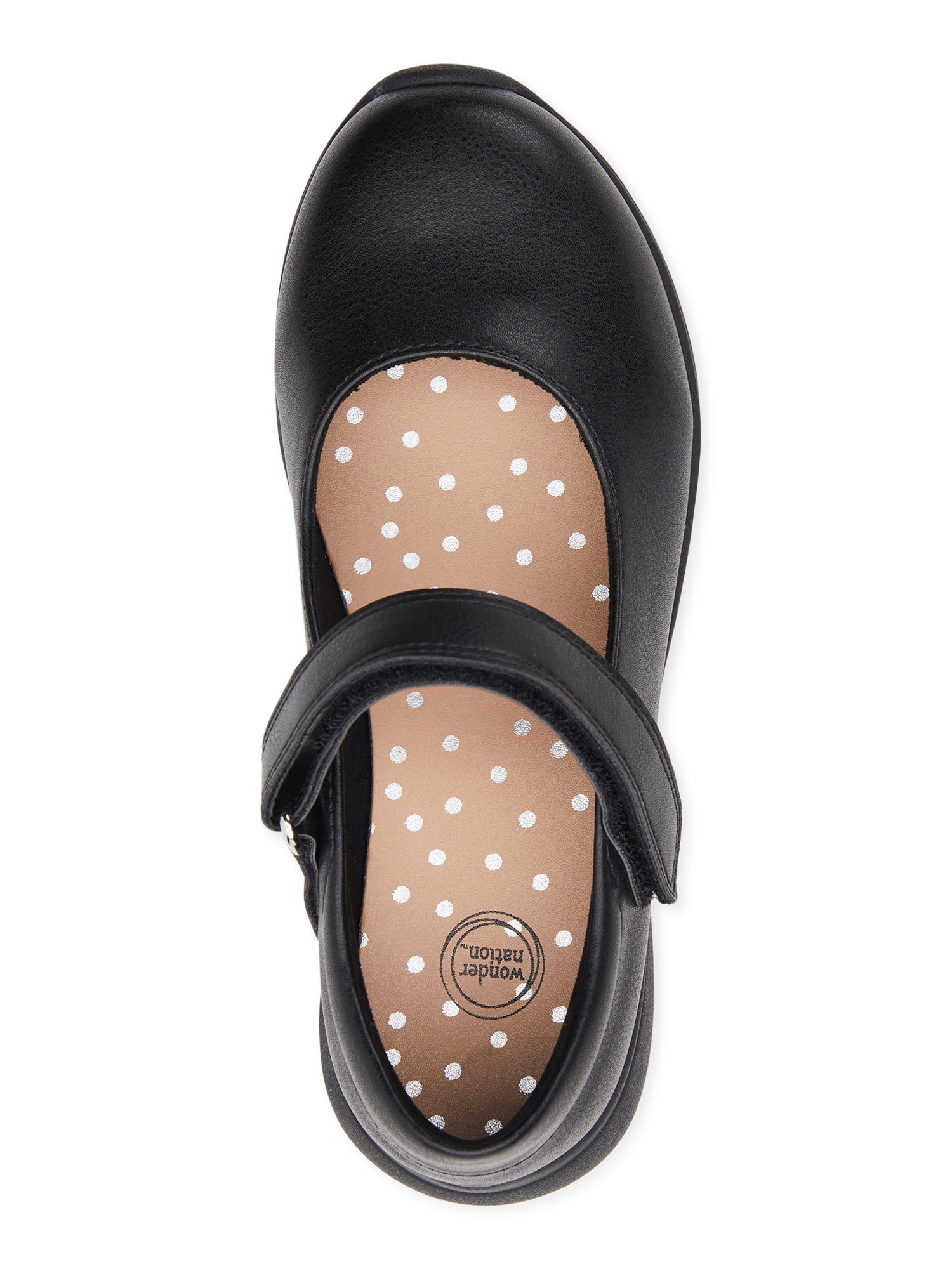 Wonder Nation Toddler & Big Girl Uniform Dress Shoe