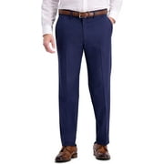 Men's J.M. Haggar® Premium Classic-Fit Flat-Front Stretch Suit Pants Color: Blue Weave Size: 34X30