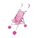 thumbnail image 3 of Cochecito de bebé para muñecas, carrito de juego para niños, mini cochecito de bebé, regalo de fiesta, carrito de empuje en miniatura realista, A, 3 of 9